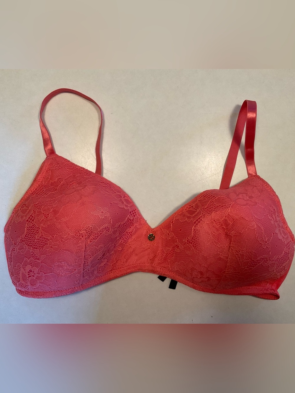 ABS wire-free padded lace bra